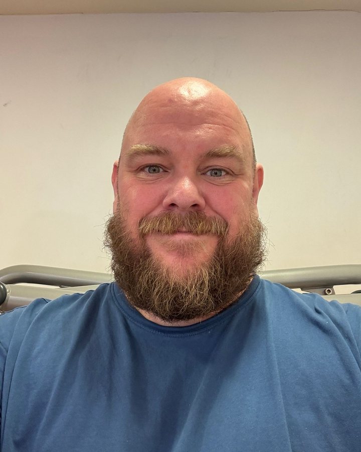 John Hardy, founder of FASTER, in the gym